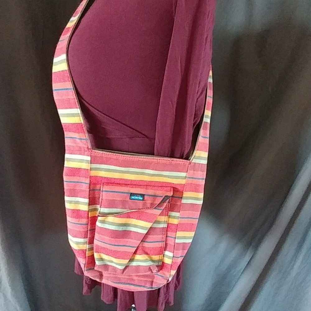 Fall colored Stripe Kavu Cross Body